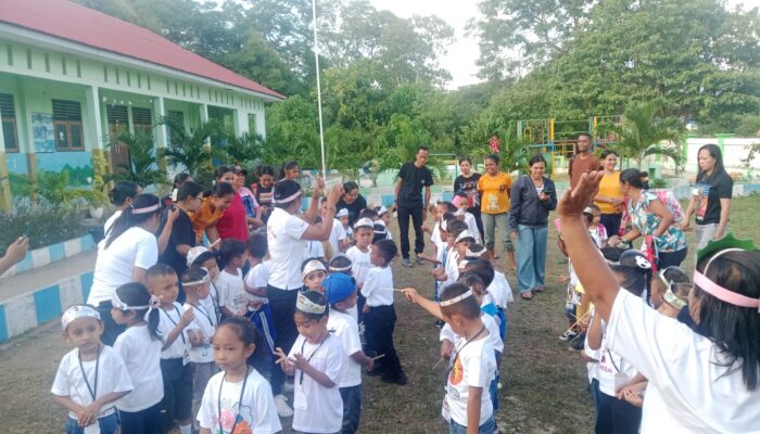PENUTUPAN MPLS TK PEMBINA TIAKUR DIRANGKAI SENAM PAGI DAN PERMAINAN BERSAMA, TANAMKAN SEMANGAT BELAJAR DAN HIDUP