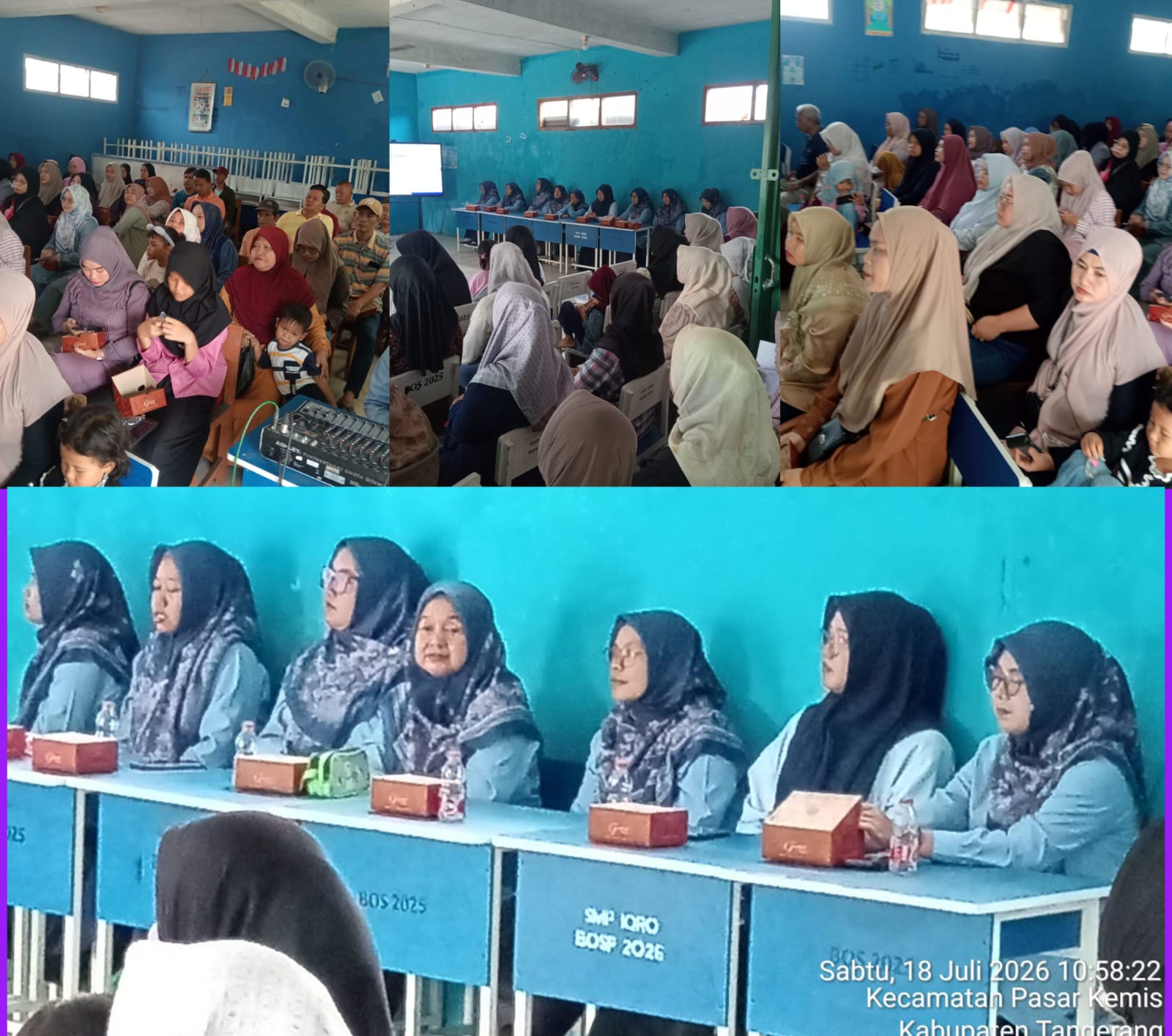 SMP Islam Iqro Pasarkemis Gelar Ramah Tamah, Orang Tua Dan Sekolah Sepakat Wujudkan Visi 2028