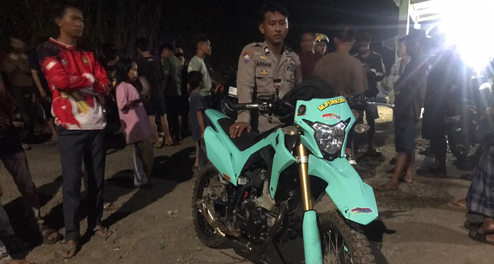 Diduga Pelaku Curanmor Kabur ke Hutan, Polsek Tapalang Amankan Motor Trail CRF Hasil Curian
