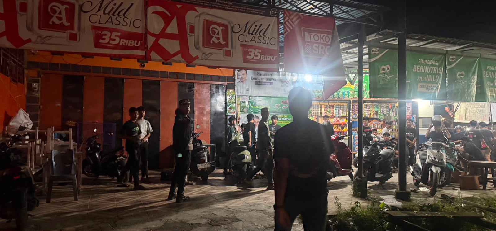 Polresta Mamuju Bubarkan Aksi Balap Liar di Bundaran Pasar Baru, Satu Kendaraan Diamankan