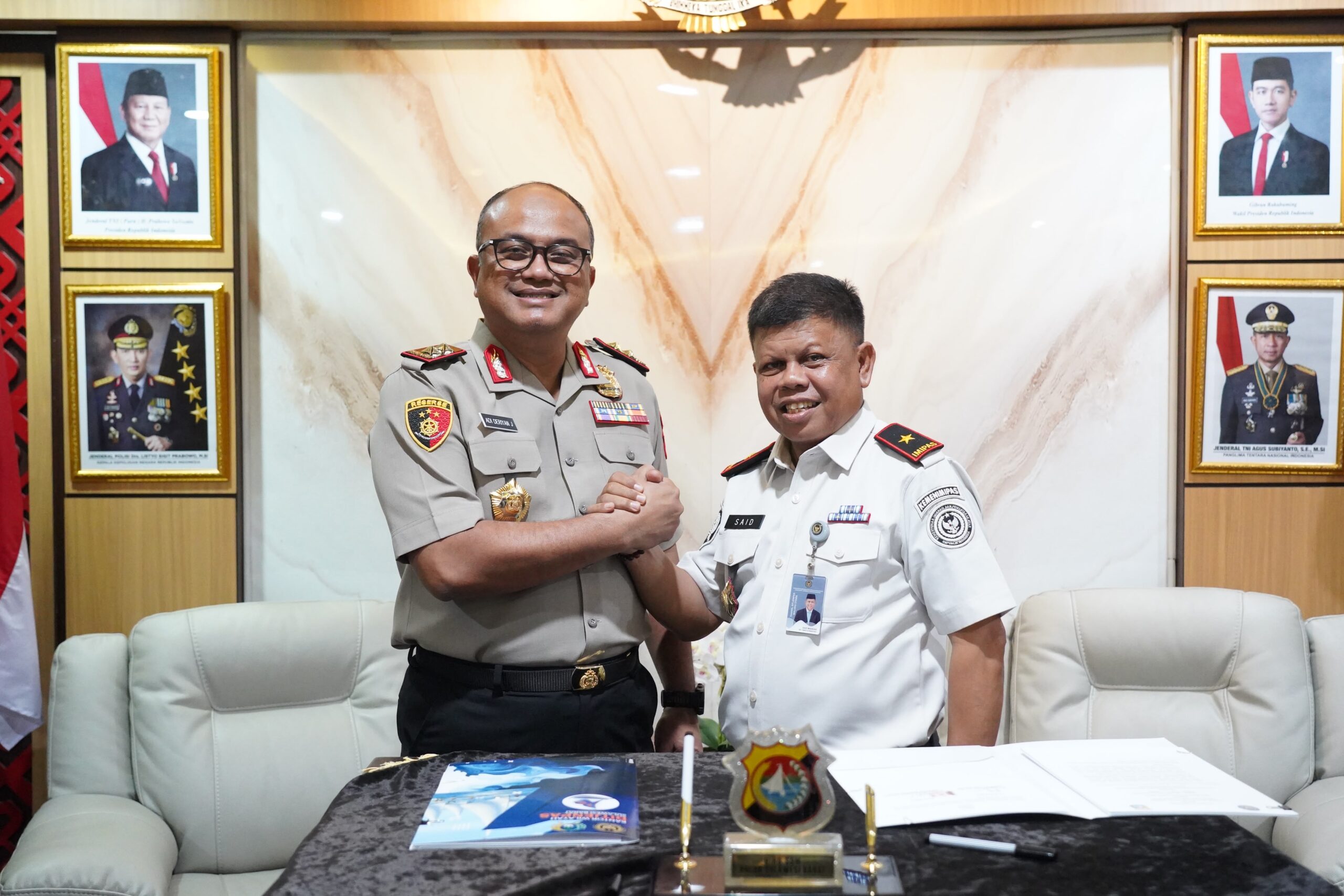 Perkuat Sinergi Antar Lembaga, Kapolda Sulbar Jalin Silaturahmi dan Koordinasi dengan Kanwil Ditjenpas Sulbar