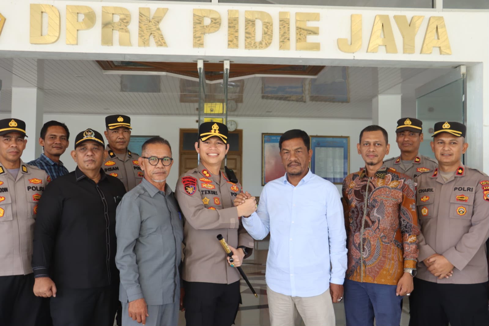 Perkuat Sinergitas Kapolres Pidie Jaya Jalin Silaturahmi ke Pimpinan DPRK Setempat
