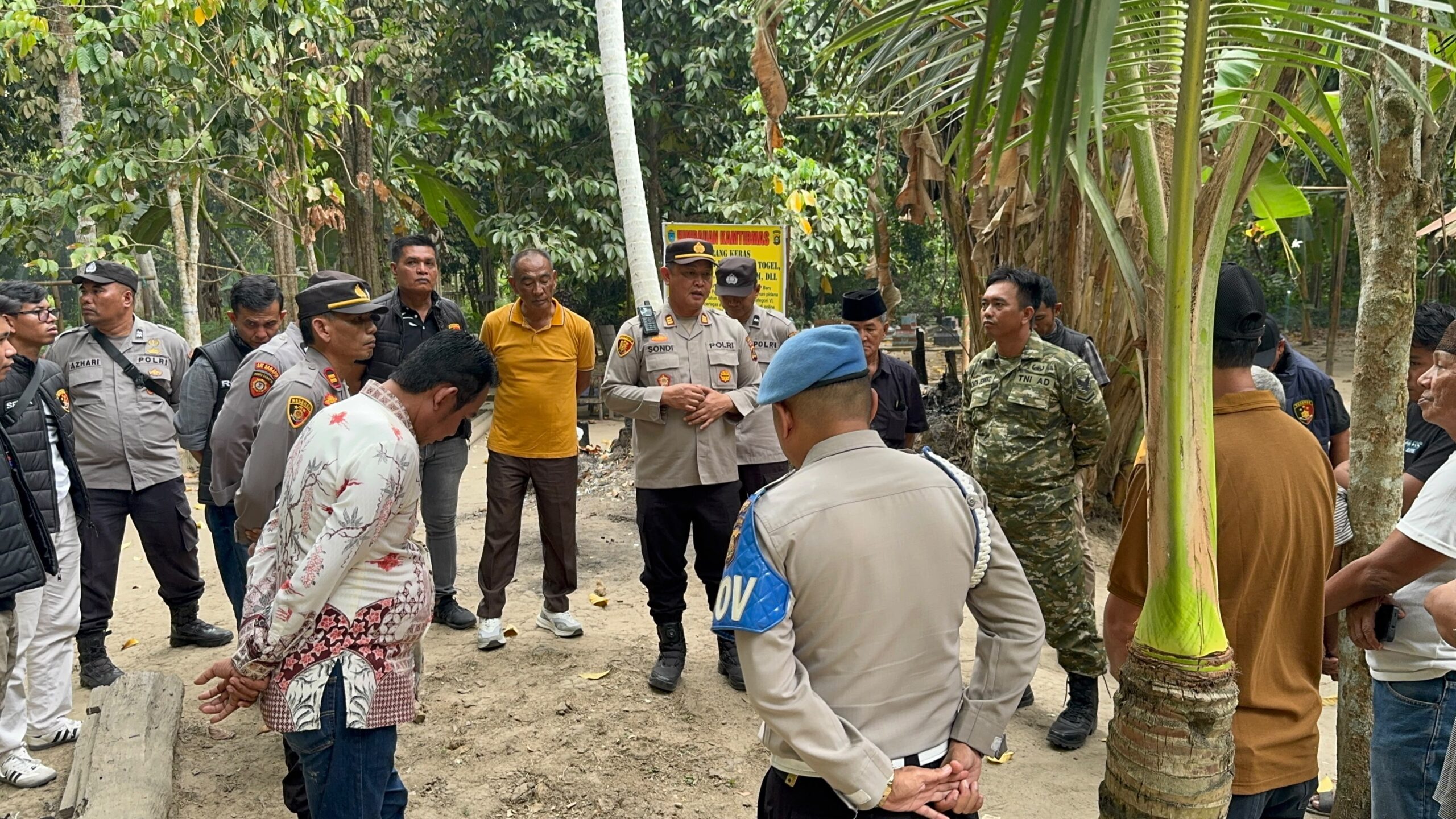 Tindak Lanjuti Laporan Warga, Polsek Tanjung Raja Gelar Patroli Antisipasi Judi Sabung Ayam di Desa Talang Balai Lama