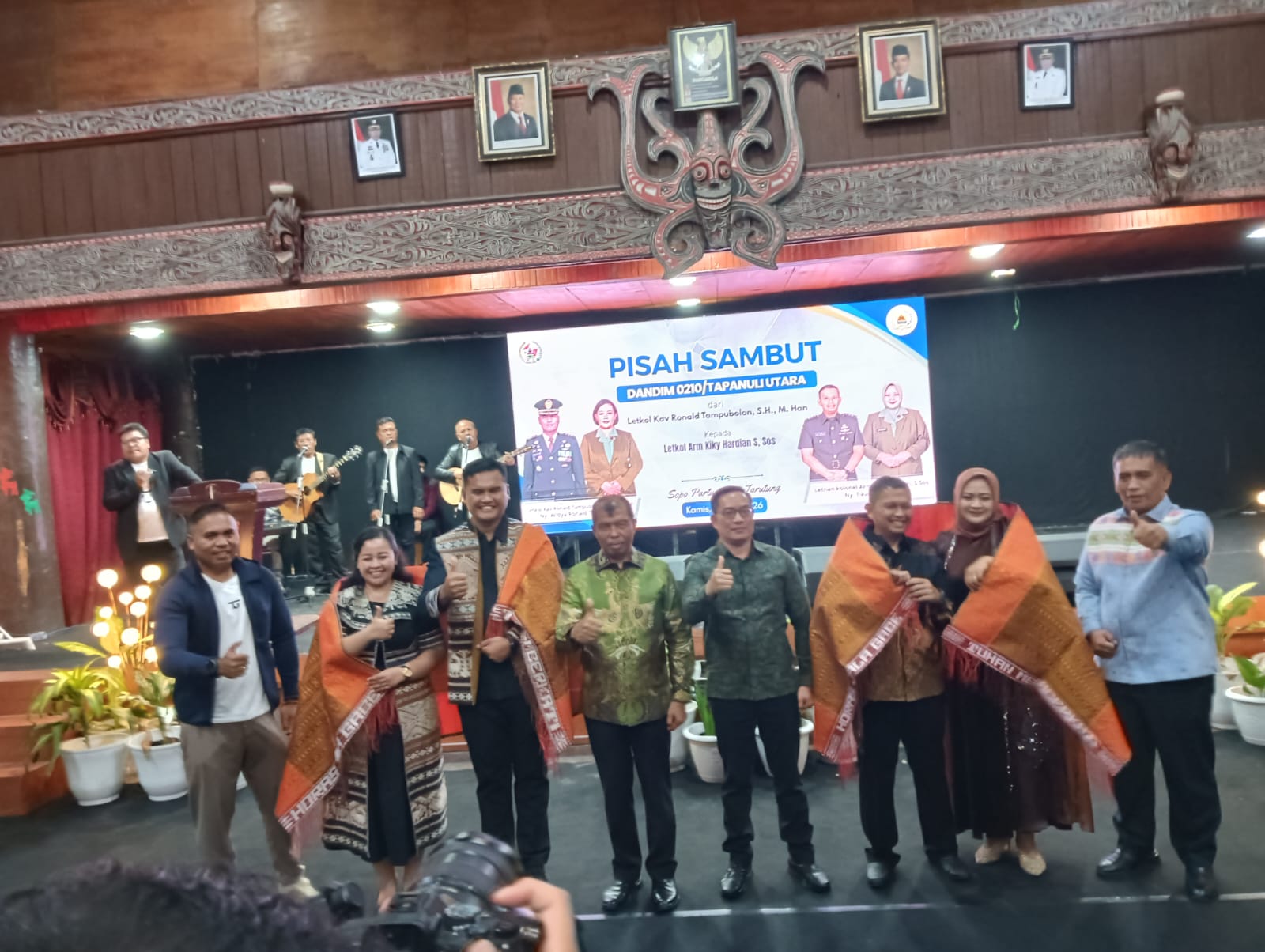Kapolres Toba Hadiri Pisah Sambut Dandim 0210/TU