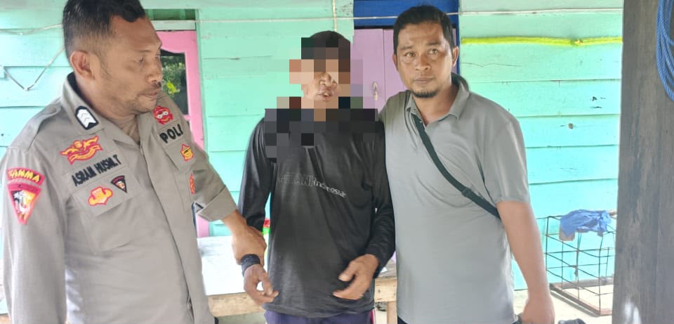 Tak Butuh Waktu Lama,Polsek Sampaga Amankan Terduga Pelaku Percobaan Pemerkosaan Anak Tiri