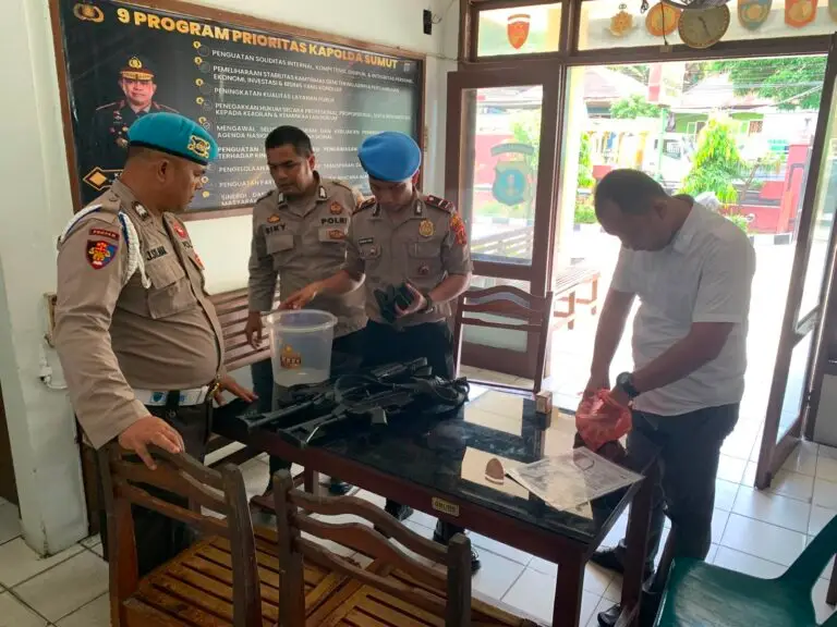 Mitigasi Pelanggaran Disiplin,Propam Polres Sibolga Intensifkan Pemeriksaan Senjata Api Organik