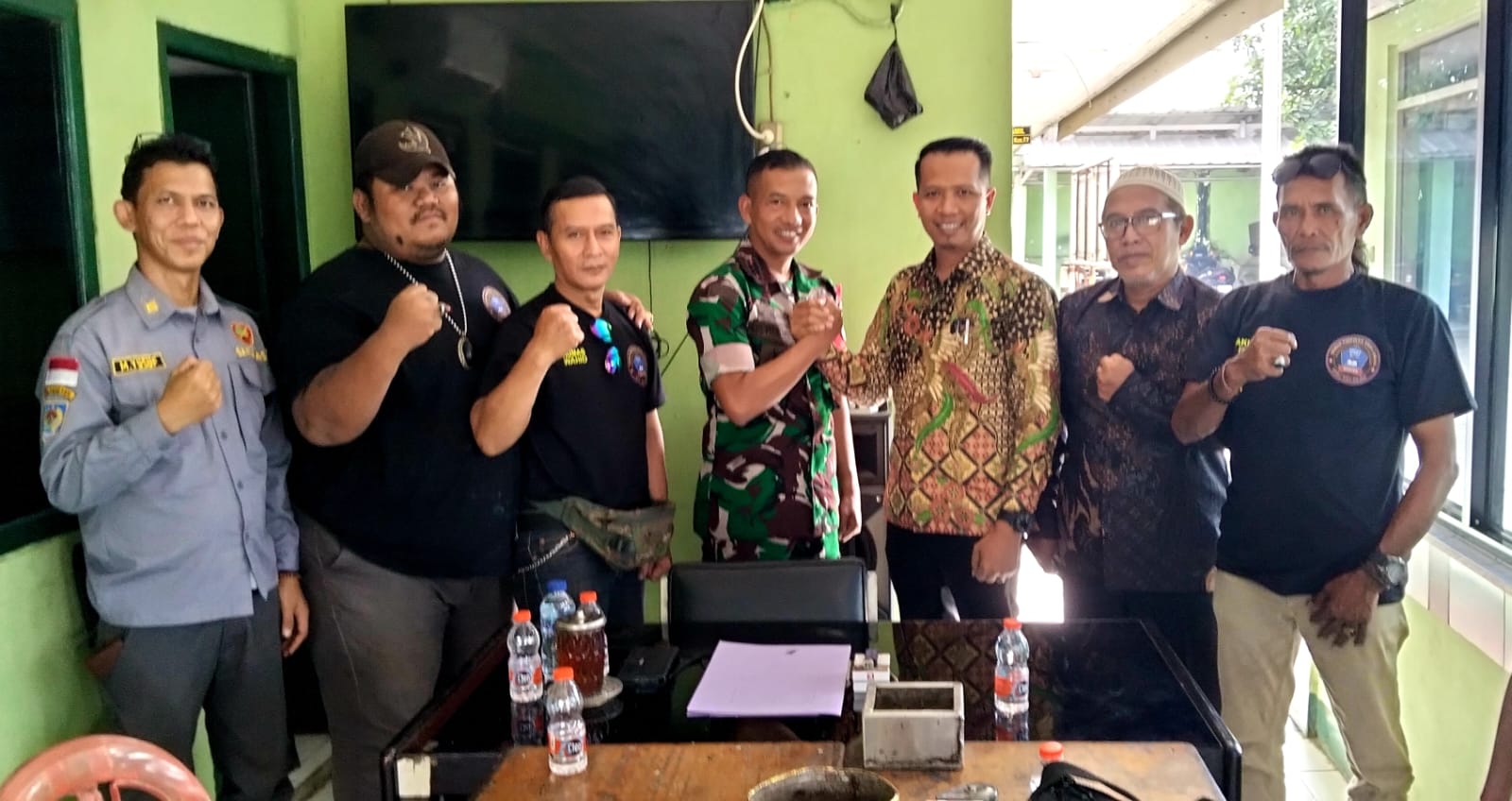 BPPKB HDS DPAC Kecamatan Rajeg Jalin Silaturahmi dan Sinergi dengan Koramil 12/Rajeg