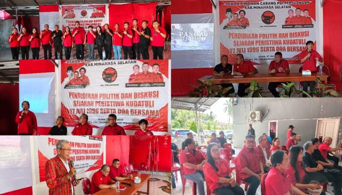 30 Tahun Kudatuli, PDIP Minsel Kobarkan Semangat Demokrasi Lewat Nobar dan Pendidikan Politik