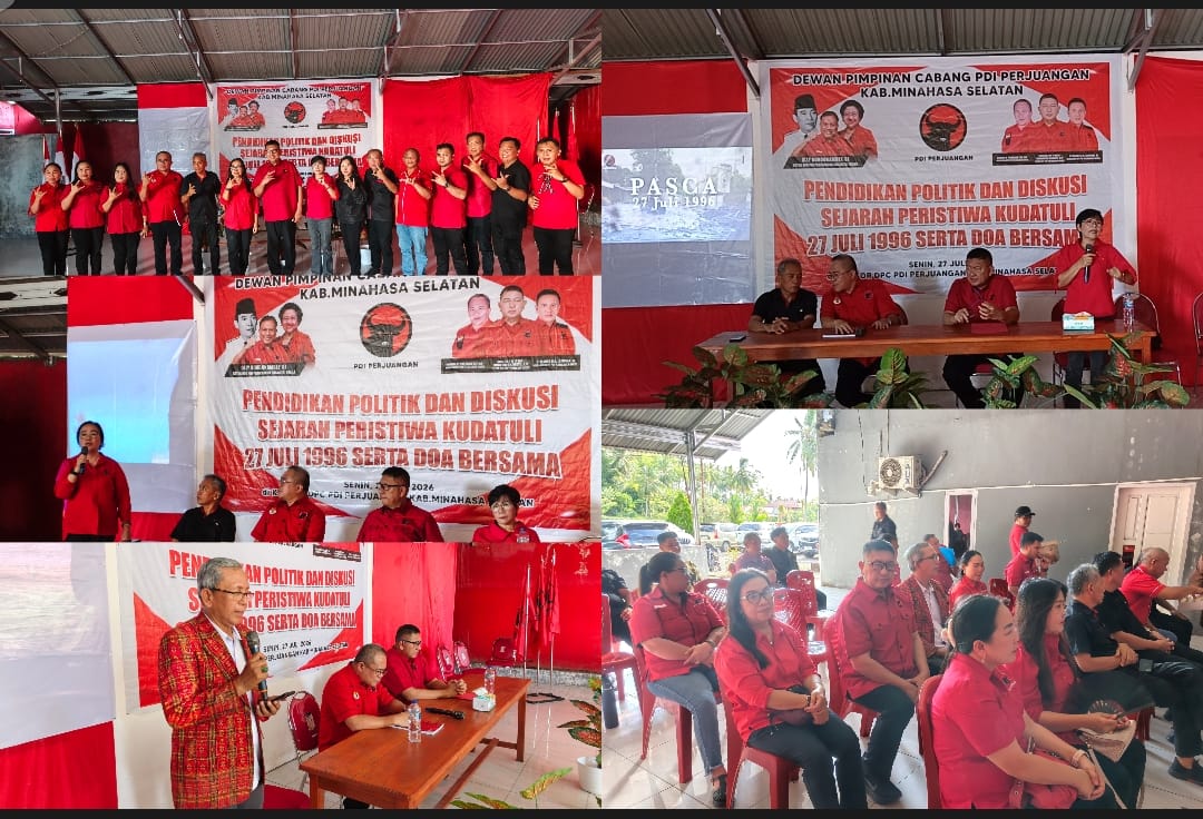 30 Tahun Kudatuli, PDIP Minsel Kobarkan Semangat Demokrasi Lewat Nobar dan Pendidikan Politik