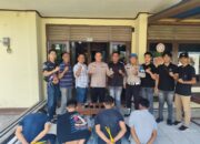 Gerebek Pesta Sabu di Tanjung Raja, Polisi Ringkus Empat Tersangka Pengedar Narkotika