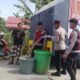 Polres Mamuju Tengah Salurkan Air Bersih, Bagi Warga Yang Terdampak Kemarau 