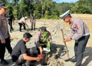 Kapolres Nagan Raya Pimpin Gerakan Green Policing . Masa Depan Lingkungan yang Lestari