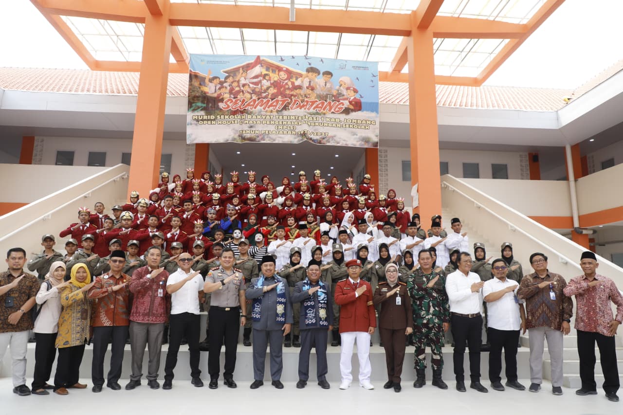 Pemkab Jombang Resmi Buka MPLS Sekolah Rakyat Terintegrasi 1 Tahun Ajaran 2026/2027