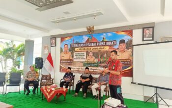 Apresiasi Pengabdian dan Semangat Baru, Kelurahan Jombatan Gelar Acara Pelepasan dan Penyambutan Pejabat