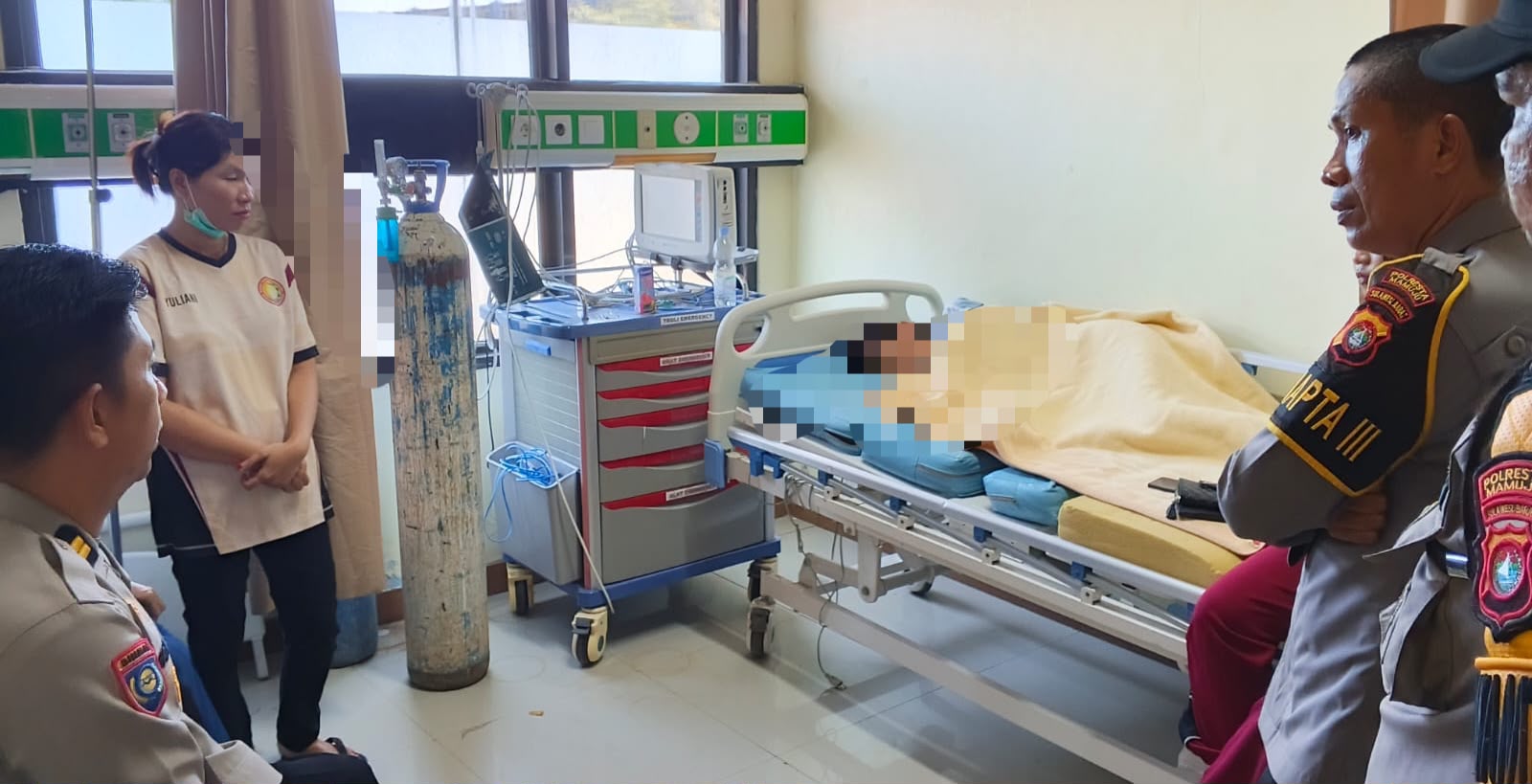 Sigap Respon Laporan Call Center 110, Personel Polresta Mamuju Selamatkan Pelajar yang Diduga Coba Bunuh Diri