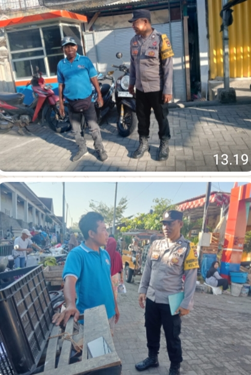 Pemantauan Situasi Babin Kamtibmas Kelurahan Renteng, Praya Lombok Tengah NTB
