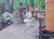 PROYEK JALAN SETAPAK DUSUN ROMLUT DINYATAKAN RAMPUNG, NAMUN PEKERJA BELUM TERIMA UPAH