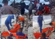 Penemuan jenasa di pantai pilam Teridentifikasi,Di duga korban kecelakaan spedboad sinairusi.