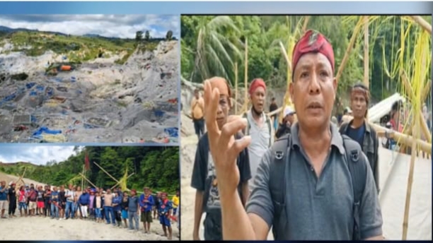 Warga adat marga Nurlatu sasi lokasi tambang emas gunung botak