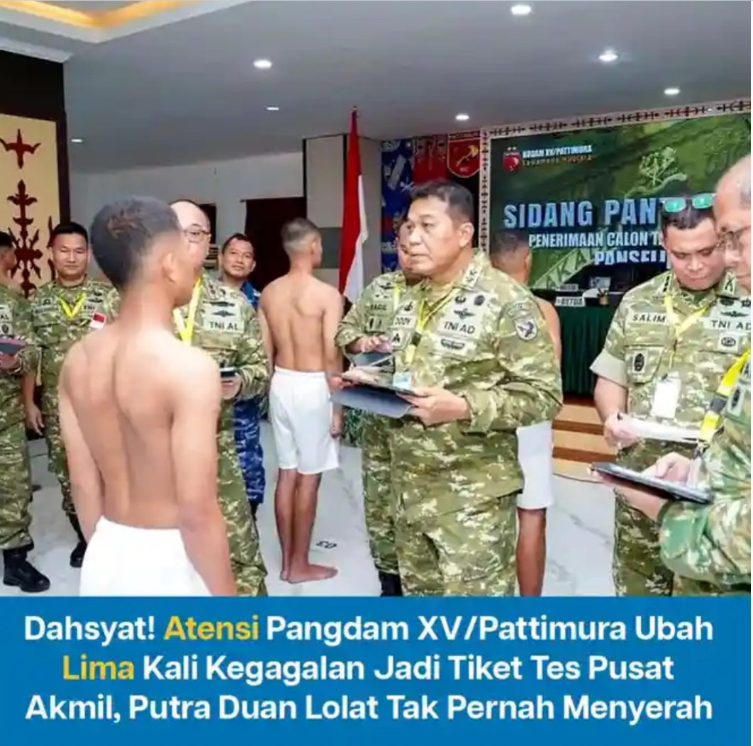 PEMUDA TANGGUH ASAL KEPULAUAN TANIMBAR YG BERHASIL LOLOS SELEKSI TNI,WALAUPUN 5 KALI GAGAL TETAP BANGKIT. 