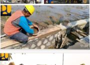 Warga Setempat Dan Para Petani Sangat Gembira Dengan Adanya Proyek Turap Saluran Air  ‎