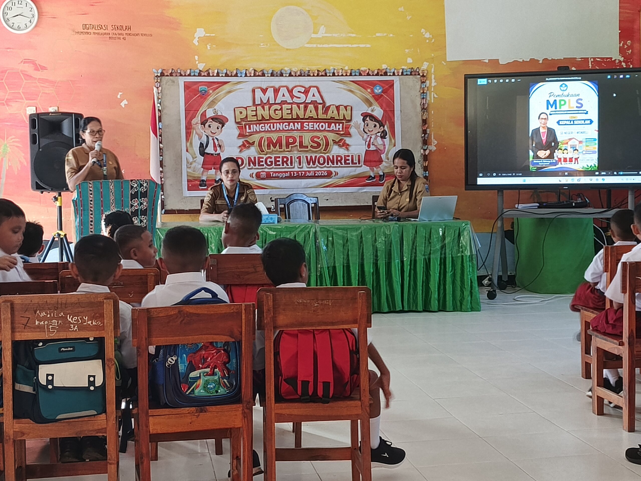 MPLS SD Negeri 1 Pulau-Pulau Terselatan Resmi Dibuka, Siswa Baru Dikenalkan di Lingkungan Sekolah