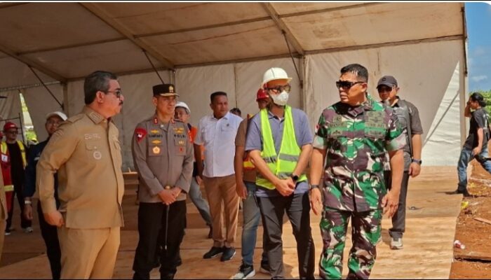 Menanti Groundbreaking PSN Masela, Forkopimda Maluku Mengecek Venue Yang Digunakan Untuk acara