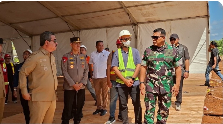 Menanti Groundbreaking PSN Masela, Forkopimda Maluku Mengecek Venue Yang Digunakan Untuk acara