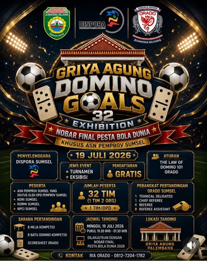 🏛️ GRIYA AGUNG DOMINO GOALS 32 EXHIBITION