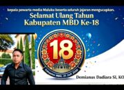 SELAMAT ULANG TAHUN KE-18 KABUPATEN MALUKU BARAT DAYA, SELURUH JAJARAN PEWARTA MEDIA MALUKU BERIKAN DOA DAN HARAPAN AGAR SEMAKIN JAYA