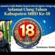 SELAMAT ULANG TAHUN KE-18 KABUPATEN MALUKU BARAT DAYA, SELURUH JAJARAN PEWARTA MEDIA MALUKU BERIKAN DOA DAN HARAPAN AGAR SEMAKIN JAYA