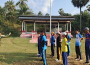 Paskibra Terpilih .ai Latihan Perdana di Lapangan Makka Kisar Menyambut HUT RI ke-81