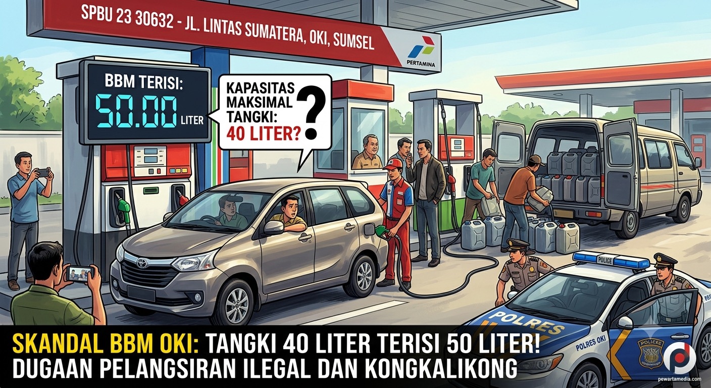Tangki Ajaib dan Dugaan Mafia BBM: SPBU di Lintas Sumatera OKI Masuk Radar Polisi