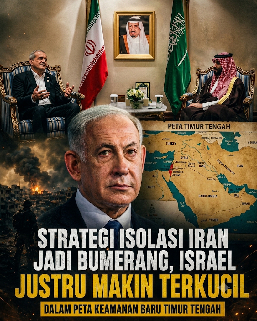 Senjata Makan Tuan! Niat Isolasi Iran, Israel Malah Berakhir Sendirian di Timur Tengah