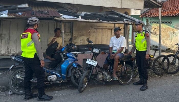 Patroli Gowes Sat Samapta Polres Tegal Kota, Strategi Humanis Menjaga Kamtibmas Hingga Gang Sempit