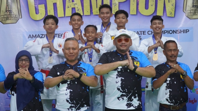 Amazing Tegal Cup Jateng Open Karate Championship 2026 Resmi Dibuka, 826 Karateka Ramaikan GOR Tegal Selatan