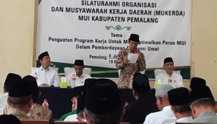 Perkuat Pemberdayaan Ekonomi Umat, Mukerda MUI Kabupaten Pemalang Teguhkan Sinergi dengan Pemerintah