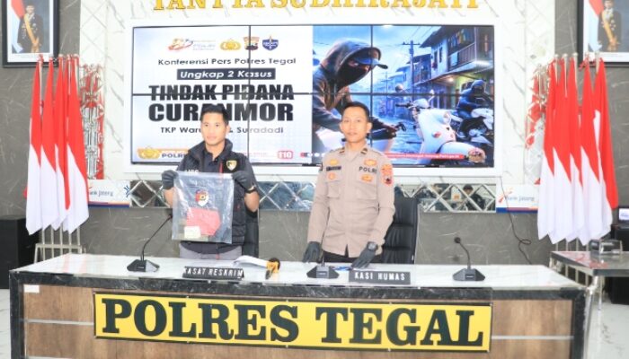Breaking! Polres Tegal Bongkar 7 Kasus Narkoba dan Ringkus Komplotan Curanmor, Belasan Tersangka Diamankan