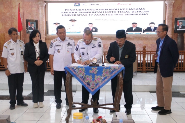 Wali Kota Tegal Teken MoU dengan UNTAG Semarang, Perkuat Kompetensi ASN Hadapi Era Digital