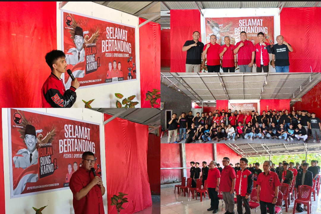 Kawatu Buka Turnamen E-Sport DPC PDI-P Minsel, Eldo Wongkar: 18 Tim Siap Bertanding