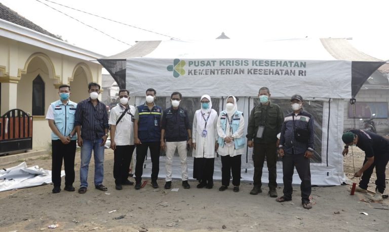 Pusat Krisis Kesehatan Kemenkes Dirikan Posko Darurat di Rajeg