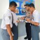 Ditlantas Polda Sulbar Pasang Mading Edukatif di SMA Negeri 1 Mamuju: Wadah Belajar Tertib dan Selamat