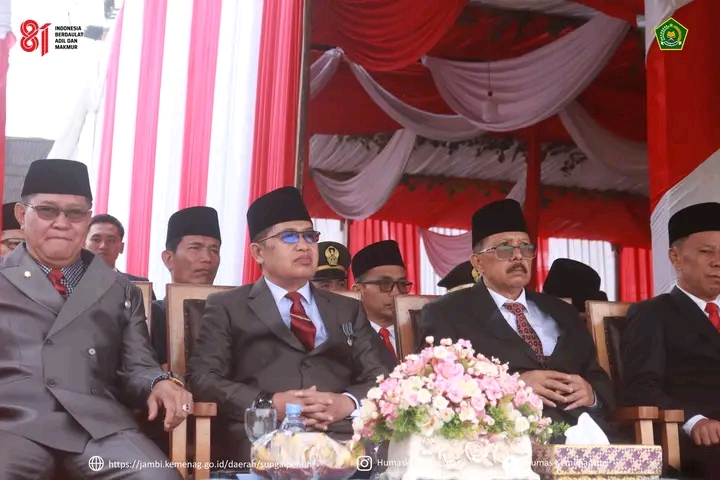 Pimpin Doa HUT ke-81 RI, Kakankemenag Sungai Penuh Panjatkan Harapan untuk Kemajuan Bangsa