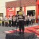 Upacara Kenaikan Pangkat Pengabdian Anggota Polresta Lombok Tengah.