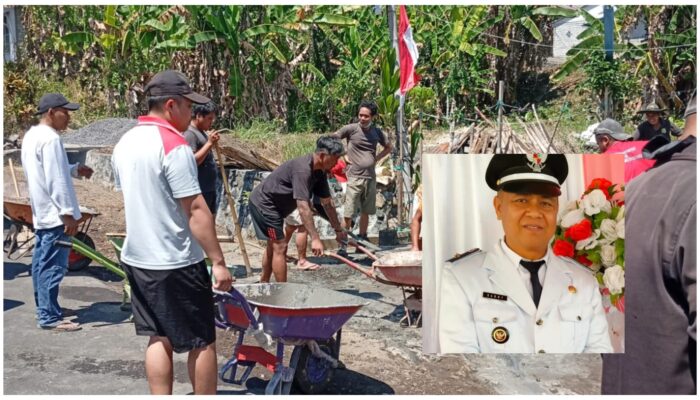Tak Menunggu Anggaran! Warga Lansot Kompak Gotong Royong Bangun Bahu Jalan 1.400 Meter