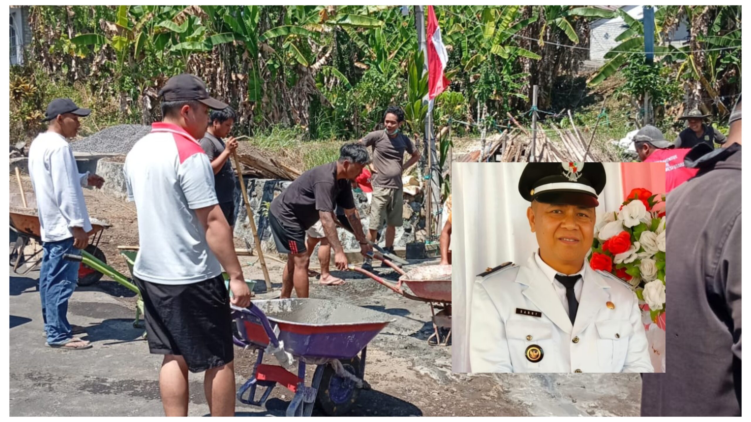 Tak Menunggu Anggaran! Warga Lansot Kompak Gotong Royong Bangun Bahu Jalan 1.400 Meter