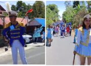 Tak Gentar di Bawah Terik Matahari, Gita Bahana Garuda SMK Negeri 1 Tareran Banjir Aplaus Warga