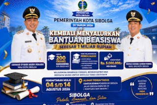 Investasi Generasi Masa Depan: Pemko Sibolga Gelontorkan Rp.1 Miliar Untuk Beasiswa Bagi 200 Mahasìswa