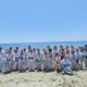 Ditempa Mental dan Disiplin di Pantai Manggatasik, Puluhan Kohai DOJO Tareran United dan DOJO Suluun Tareran Resmi Sandang Sabuk Baru