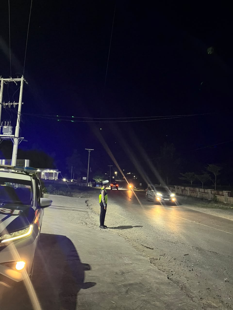 Patroli Blue Light Malam Minggu Jasa Situasi Kamtibmas di Kabupaten Toba Tetap Kondusif